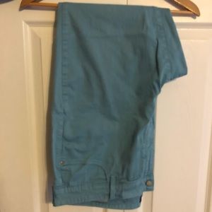 NYDJ Jeans - NYDJ light teal blue capris NYDJ Jeans - NYDJ light teal blue capris